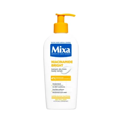 Mixa Niacinamide Bright rozświetlająco-nawilżający balsam do ciała 250 ml