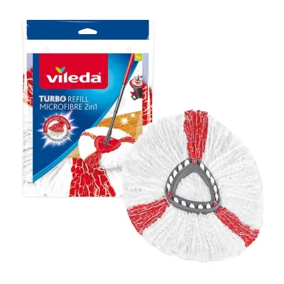 Vileda Turbo 2in1 Microfibre Refill wkład do mopa obrotowego sznurkowy 1 sztuka