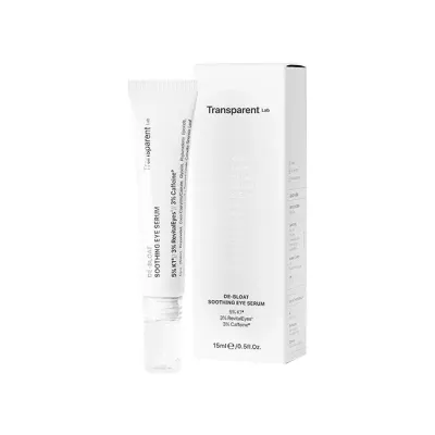 Transparent Lab De-Bloat Soothing Eye Serum kojące serum pod oczy z kofeiną 15ml