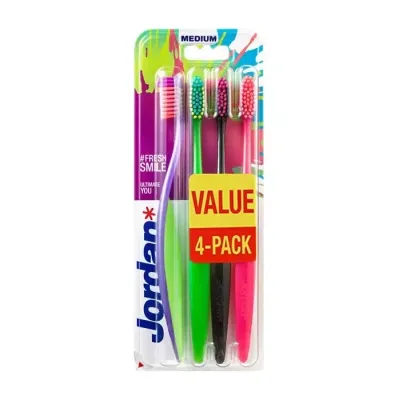 Jordan Ultimate You 4-Pack szczoteczki do zębów Medium