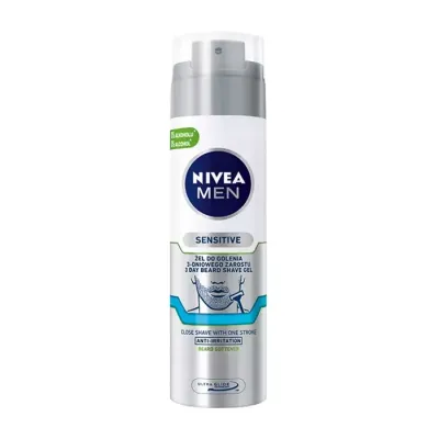 NIVEA MEN Sensitive żel do golenia 3-dniowego zarostu 200 ml