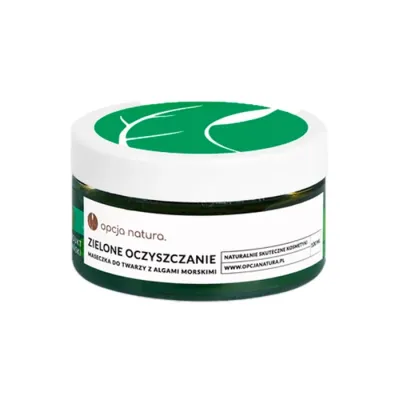 Opcja Natura Zielone Oczyszczenie maseczka do twarzy z algami morskimi 200 ml