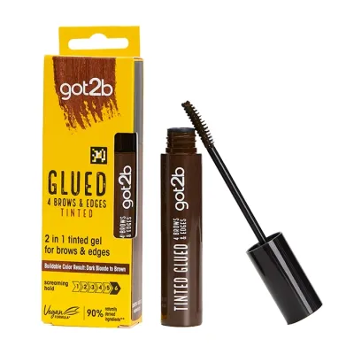 Got2b Glued 4 Brows & Edges Tinted żel do stylizacji brwi Brown 16ml
