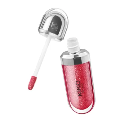 KIKO Milano 3D Hydra Lipgloss błyszczyk powiększający usta 12 Pearly Amaryllis Red 6,5ml