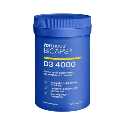 ForMeds BICAPS D3 4000 suplement diety 120 kapsułek