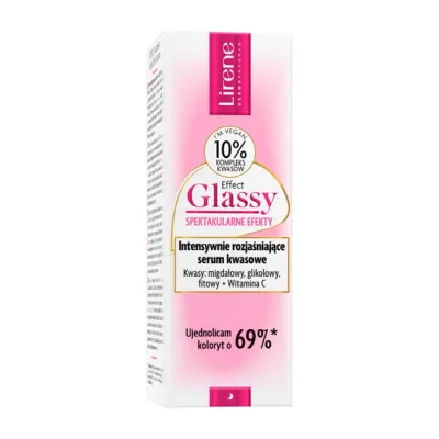 Lirene Effect Glassy intensywnie rozjaśniające serum kwasowe 30 ml
