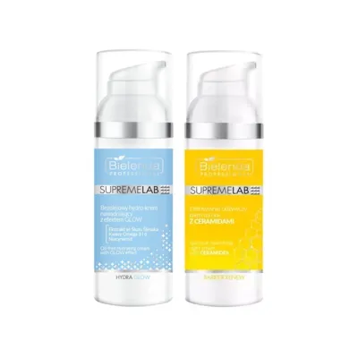Bielenda Professional Supremelab zestaw krem na noc Barrier Renew 50 ml+ krem nawadniający Hydra Glow 50 ml