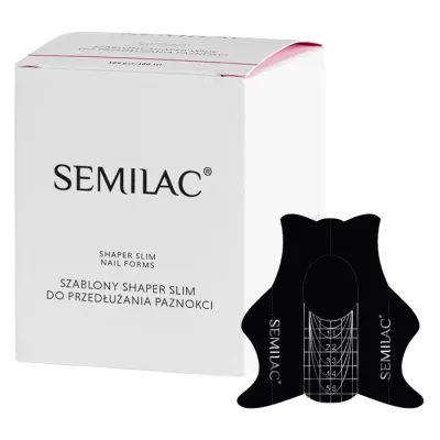 Semilac Shaper Slim Nail Forms szablony do przedłużania paznokci 100 szt