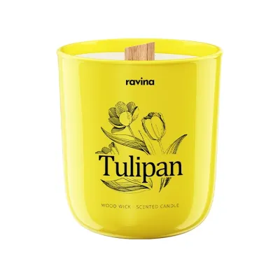 Ravina sojowa świeca zapachowa Tulipan 175g
