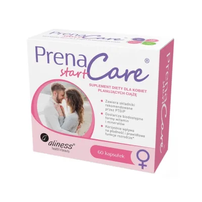 Aliness PrenaCare Start suplement diety dla kobiet planujących ciąże 60 kapsułek