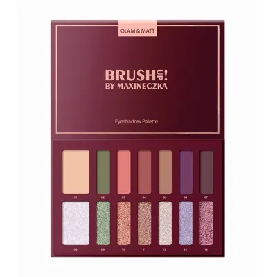 Brush Up Glam & Matt paleta cieni do powiek 21 g