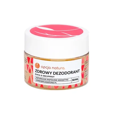 Opcja Natura zdrowy dezodorant w kremie Pinia & Grejpfrut 50 ml