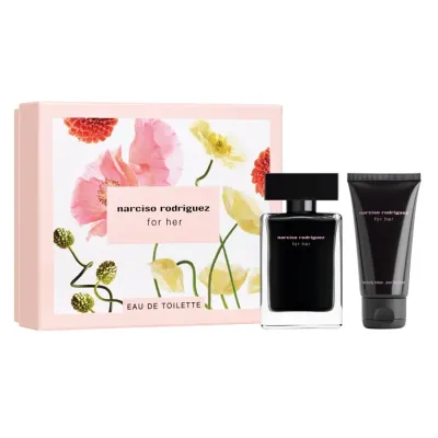 NARCISO RODRIGUEZ FOR HER WODA TOALETOWA SPRAY 50ML + BALSAM DO CIAŁA 50ML