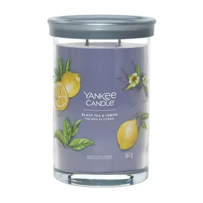 Yankee Candle Signature Tumbler duża świeca zapachowa Black Tea & Lemon 567 g