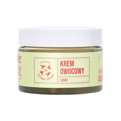 Mydlarnia Cztery Szpaki Lekki krem owocowy do twarzy 50ml