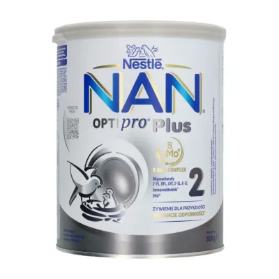 Nestle NAN Optipro Plus 2 Hm-O mleko następne w proszku dla niemowląt po 6 miesiącu życia 800g