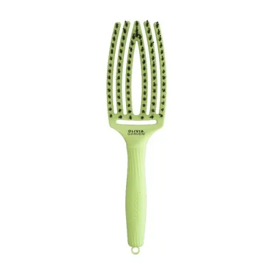 Olivia Garden Fingerbrush Dolce Vita szczotka do włosów z włosiem mieszanym Green Pistachio
