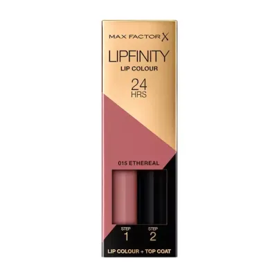 Max Factor Lipfinity pomadka 015 Ethereal 2,3 ml + Top Coat 1,9 g