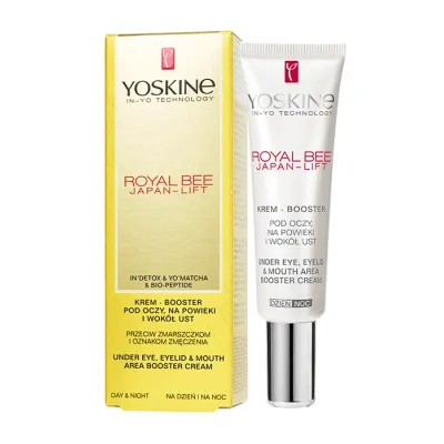 Yoskine Royal Bee Japan-Lift przeciwzmarszczkowy krem-booster pod oczy, na powieki i wokół ust 15ml