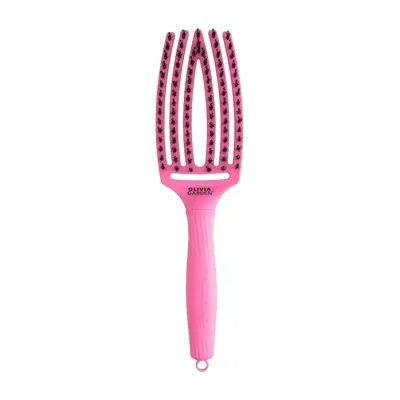 Olivia Garden Fingerbrush Dolce Vita szczotka do włosów z włosiem mieszanym Pink Granita