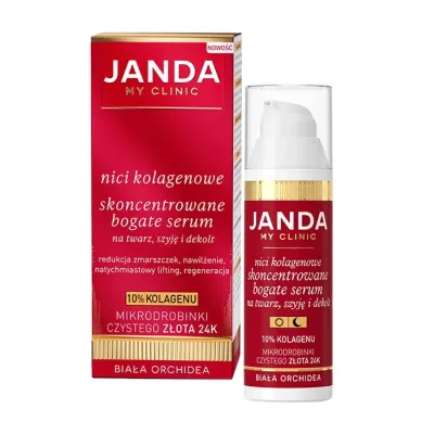 Janda Nici Kolagenowe skoncentrowane bogate serum na twarz, szyję i dekolt 30ml
