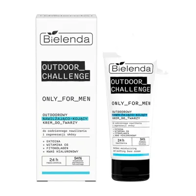 Bielenda Only For Men Outdoor Challenge outdoorowy nawilżająco-kojący krem do twarzy 50 ml