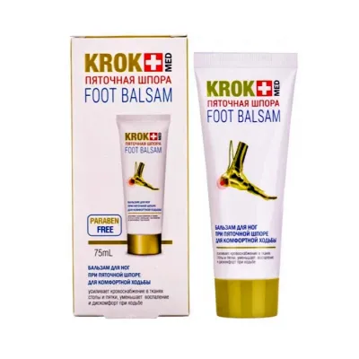 GoldenPharm KrokMed balsam do stóp na ostrogę piętową 75ml
