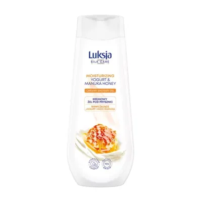 Luksja Silk Care kremowy żel pod prysznic jogurt i miód Manuka 500ml