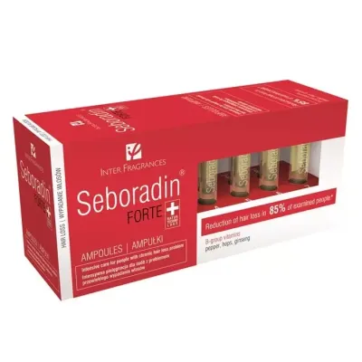 Seboradin Forte ampułki przeciw wypadaniu włosów 14 x 5,5 ml