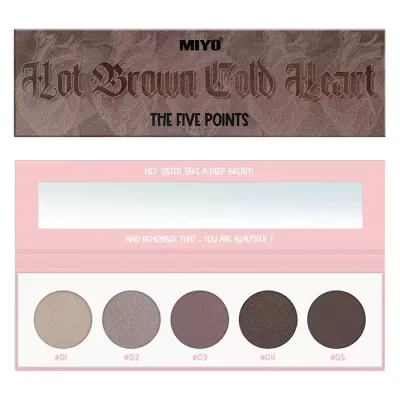 Miyo Five Points paleta 5 cieni do powiek 09