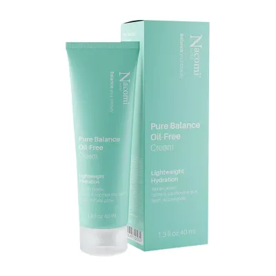 Nacomi Next Level Pure Balance Oil-Free Cream nawilżający krem do cery tłustej i mieszanej 40 ml