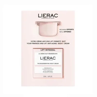 Lierac Lift Integral zestaw regenerujący krem na noc 50 ml + refill kremu 50 ml