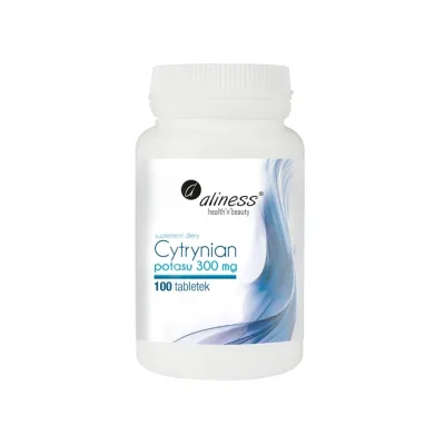 Aliness suplement diety Cytrynian Potasu 300 mg 100 tabletek