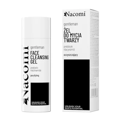 Nacomi Gentleman oczyszczający żel do mycia twarzy 140 ml