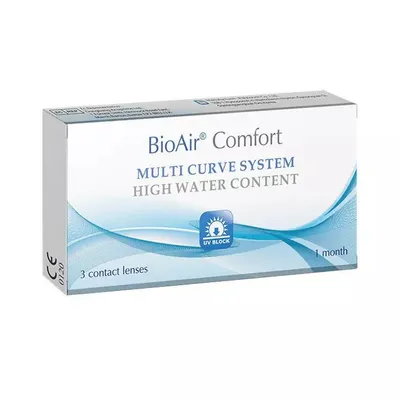 BioAir Comfort soczewki kontaktowe 3 szt -4.50