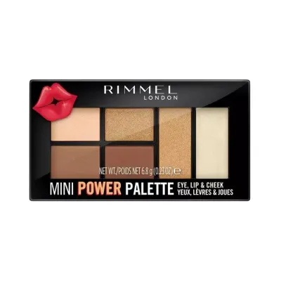 Rimmel Mini Power wielofunkcyjna paletka do oczu, ust i policzków 002 Sassy 6,8g