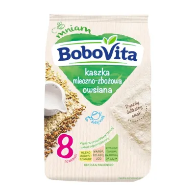 BoboVita kaszka po 8 miesiącu Mleczno-Zbożowa Owsiana 230 g