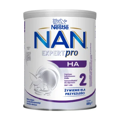 Nestle NAN Expert Pro HA 2 mleko następne w proszku dla niemowląt po 6 miesiącu życia 800g