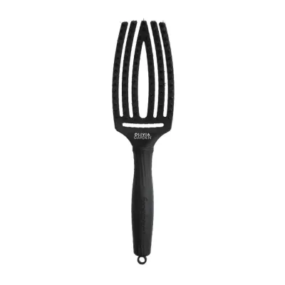 Olivia Garden Fingerbrush Combo szczotka do włosów Full Black