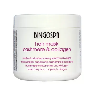 BingoSpa maska do włosów Proteiny Kaszmiru i Kolagen 500 g