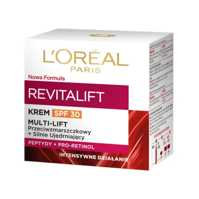 L'Oréal Paris Revitalift Multi-Lift przeciwzmarszczkowy krem do twarzy SPF30 50 ml