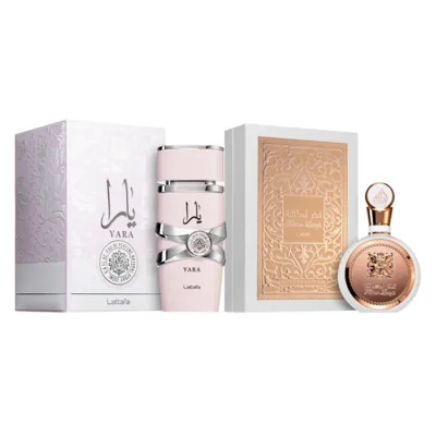 Lattafa Fakhar Woman woda perfumowana spray 100ml + Yara woda perfumowana spray 100ml