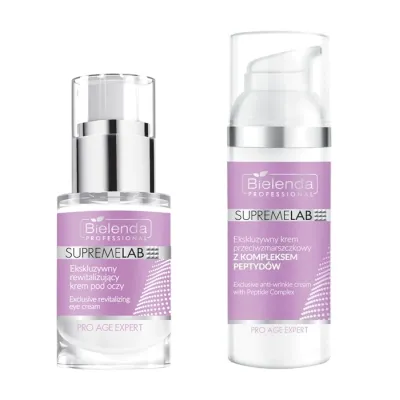 Bielenda Professional Supremelab Professional Age Expert zestaw krem pod oczy 15 ml + krem do twarzy 50 ml