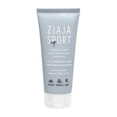 Ziaja Sport Up Minerały Dla NMF odżywka do włosów i balsam do ciała 2w1 200 ml