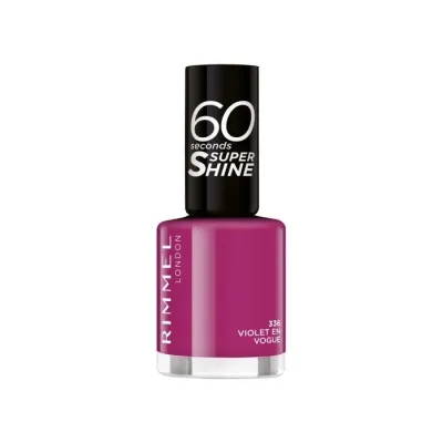 Rimmel 60 Seconds Super Shine lakier do paznokci 336 Violet En Vogue 8ml