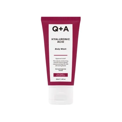 Q+A Hyaluronic Acid nawilżający żel do mycia ciała 50ml