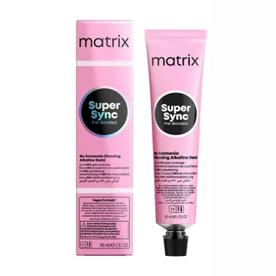 Matrix Super Sync Pre-Bonded toner do włosów 5N/5.0 Jasny Brąz Naturalny 90ml