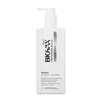 Biovax Trychologic Advanced Detox maska do włosów i skóry głowy 200 ml