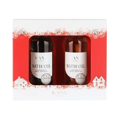 Kanu Nature Merry Christmas zestaw olejków do kąpieli 2x100ml