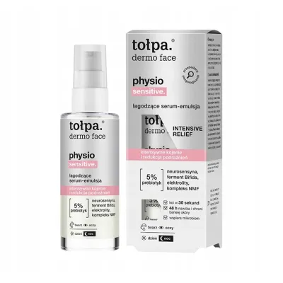 Tołpa Dermo Face Physio Sensitive łagodzące serum-emulsja do cery wrażliwej 45 ml